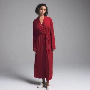 NWOT SKIMS Brick Soft Lounge Long Robe Small